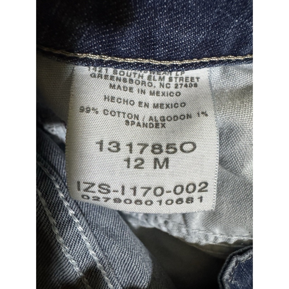 Riders Cropped Jeans Womens 12M Blue Excellent Mid Rise Denim W32xL24 - Picture 9 of 10